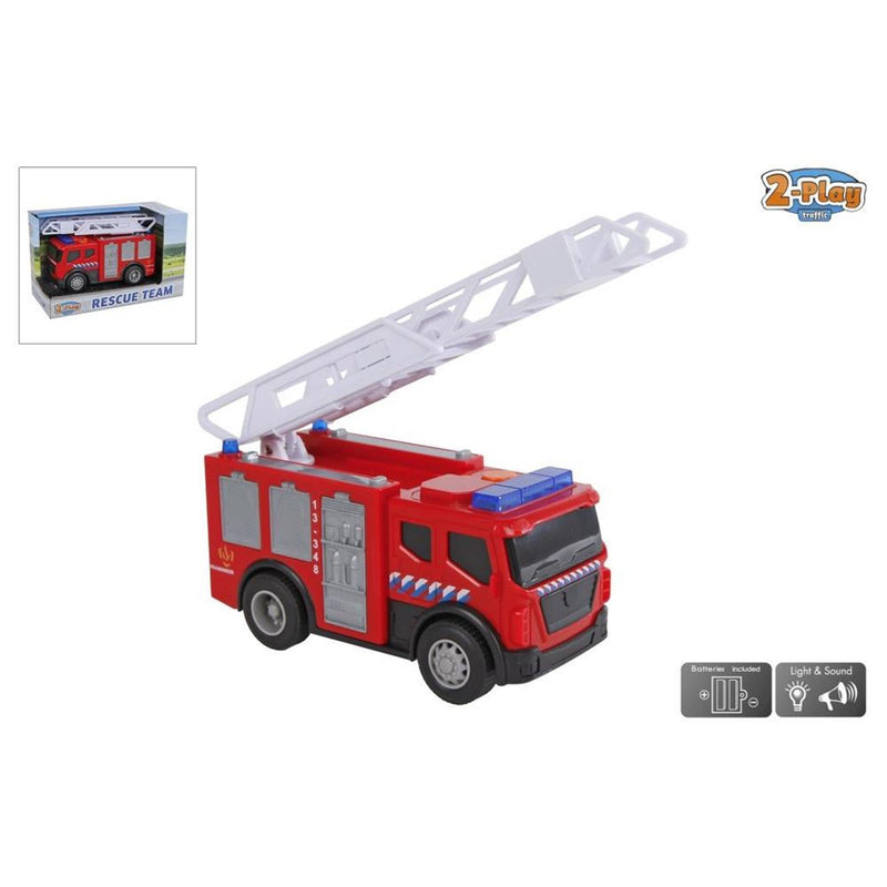 Load image into Gallery viewer, 2-play brandweer tankauto 14cm