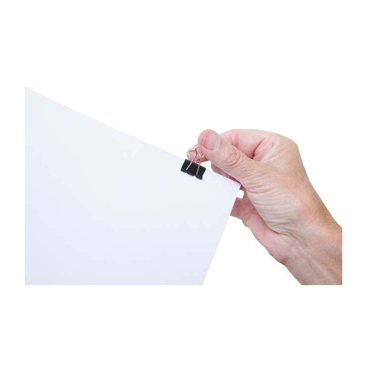 Load image into Gallery viewer, Quantore papierklem maul zwart, 12st.