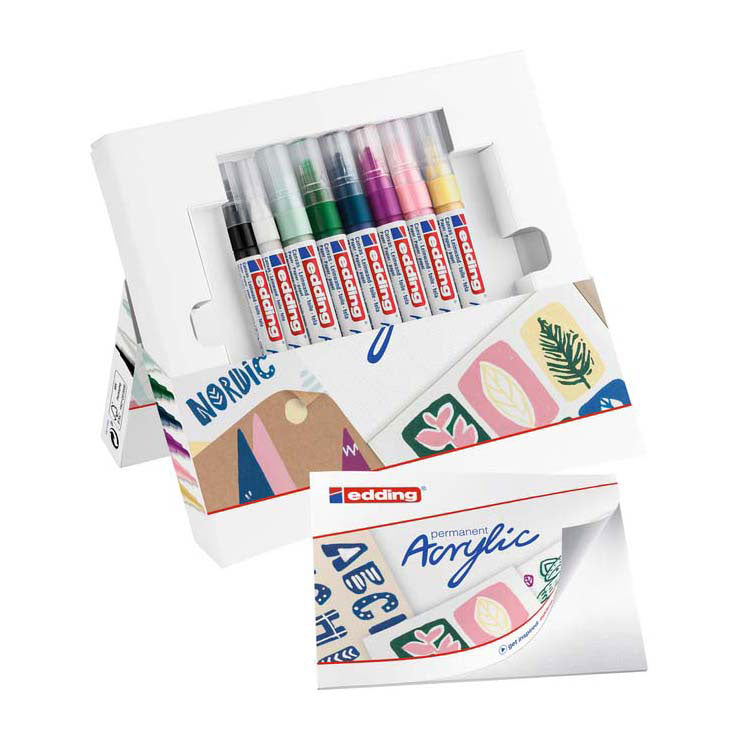 Load image into Gallery viewer, Quantore acrylmarker edding starterskit