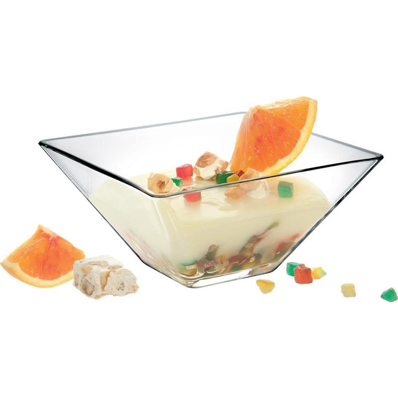 Afbeelding laden in galerijviewer, Borgonovo schaaltje glas vierkant 14cm