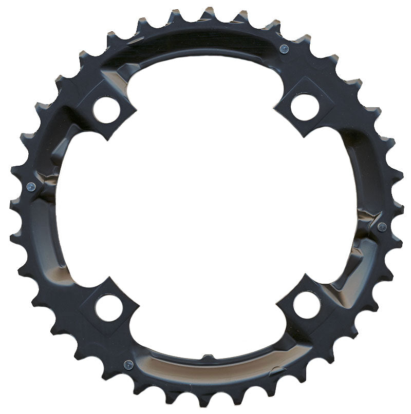 Load image into Gallery viewer, Shimano kettingblad Deore 36T zilver steek 104 Y1LD98090