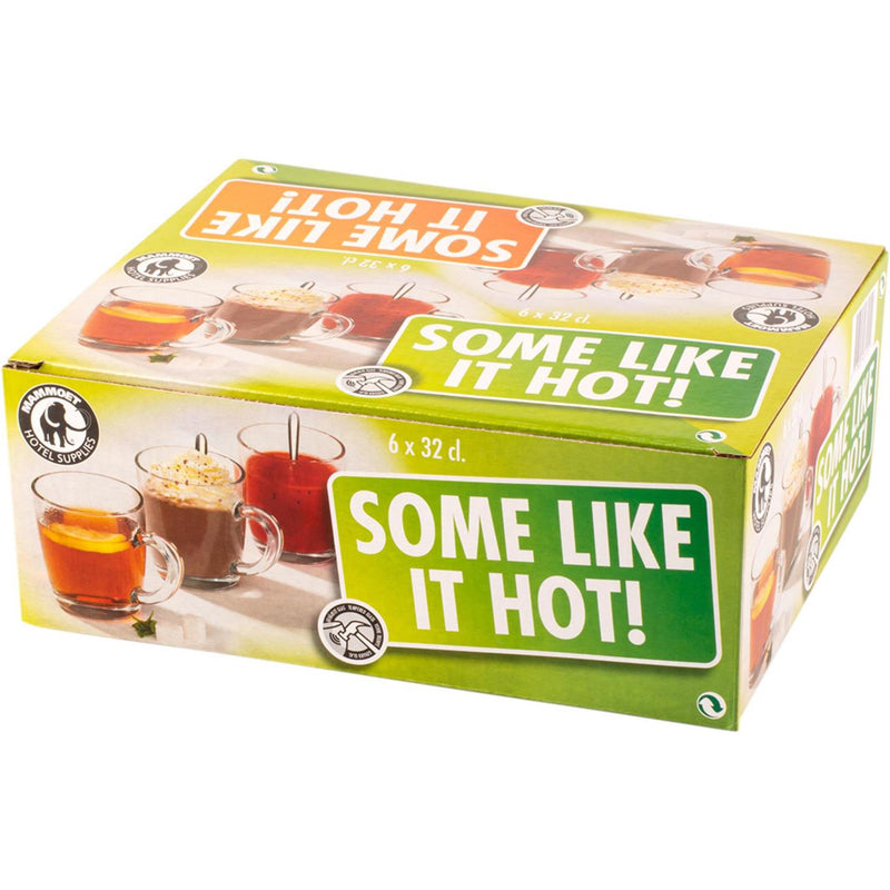 Load image into Gallery viewer, Mammoet theeglas some like it hot 32cl doos a 6 stuks