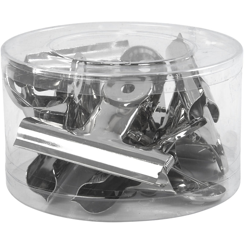 Afbeelding laden in galerijviewer, Https: www.cchobby.nl metalen-klem-b-7-5-cm-zilver-6-stuk-1-doos