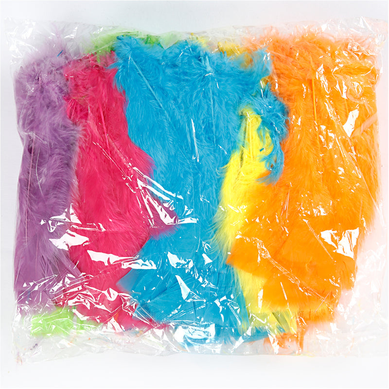 Afbeelding laden in galerijviewer, Https: www.cchobby.nl veren-afm-11-17-cm-diverse-kleuren-144-bol-1-doos