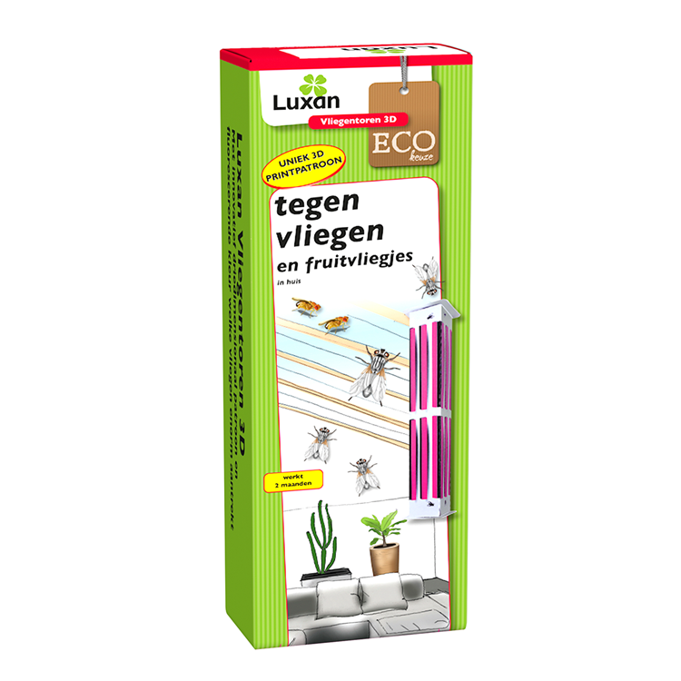 Load image into Gallery viewer, Luxan 1075220 - vliegentoren 3d 2 st | 1 stuks