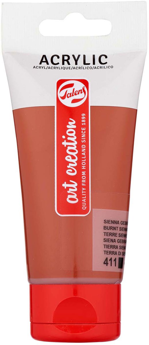 Load image into Gallery viewer, Talens art creation acrylverf tube van 75 ml, sienna gebrand (411)