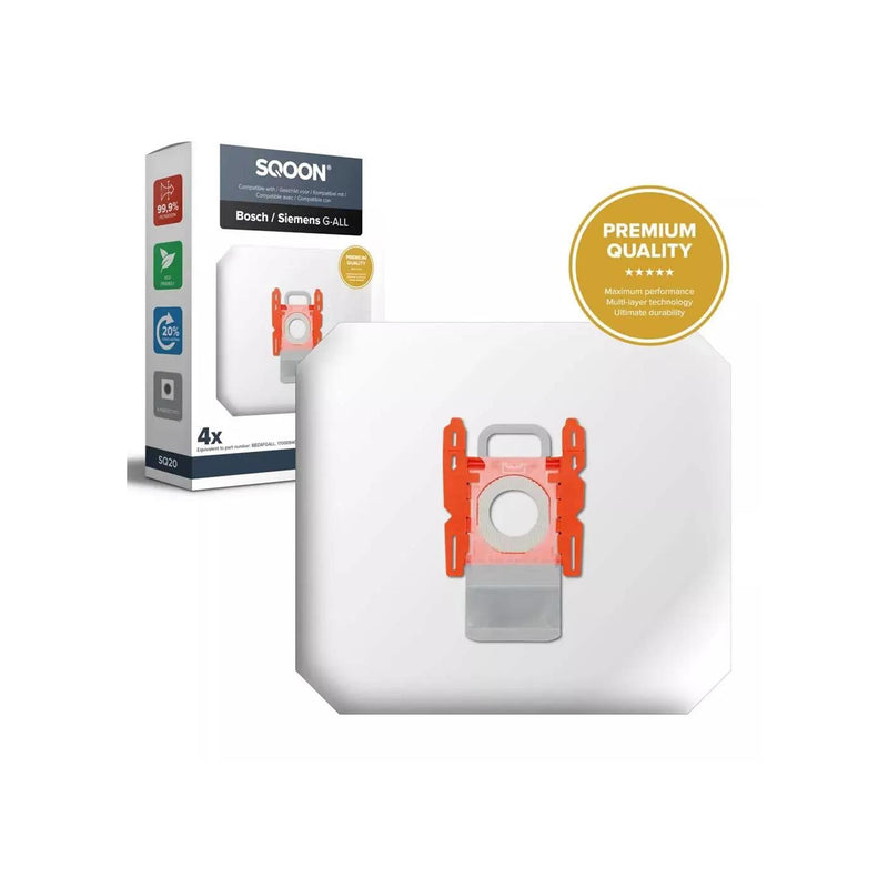 Load image into Gallery viewer, Sqoon stofzuigerzak bosch siemens g-all 3-d pro doos a 4 stuks