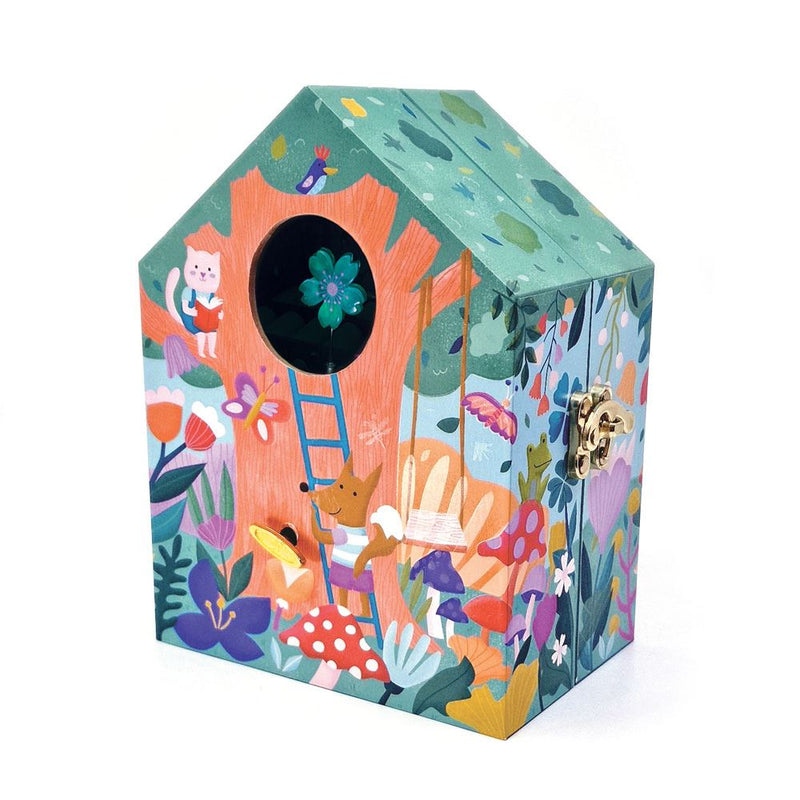 Load image into Gallery viewer, Juwelendoos met muziek boomhut. 4+