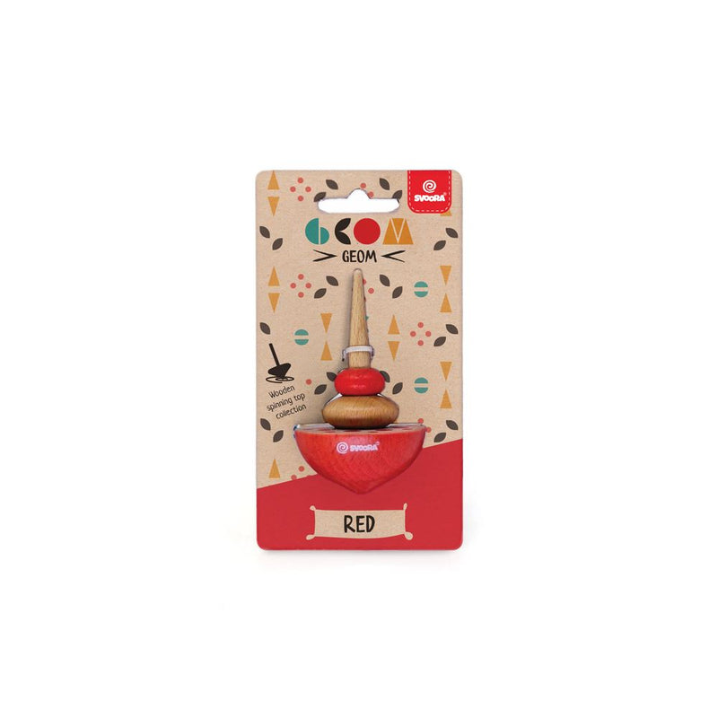 Load image into Gallery viewer, Houten tol geom rood. 8 x 5 x 15 cm. 5+