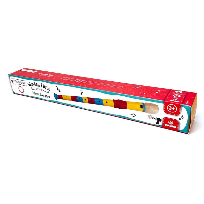 Load image into Gallery viewer, Houten blokfluit 32 cm. 2 ass. 3+