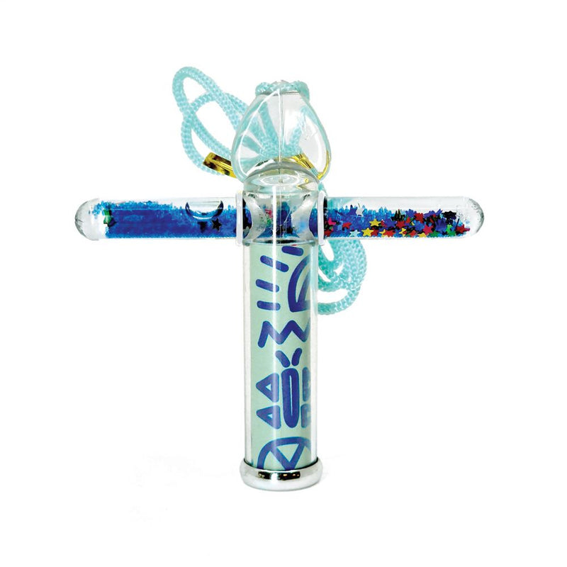 Load image into Gallery viewer, Mini liquid caleidoscope blauw. 14x2x11