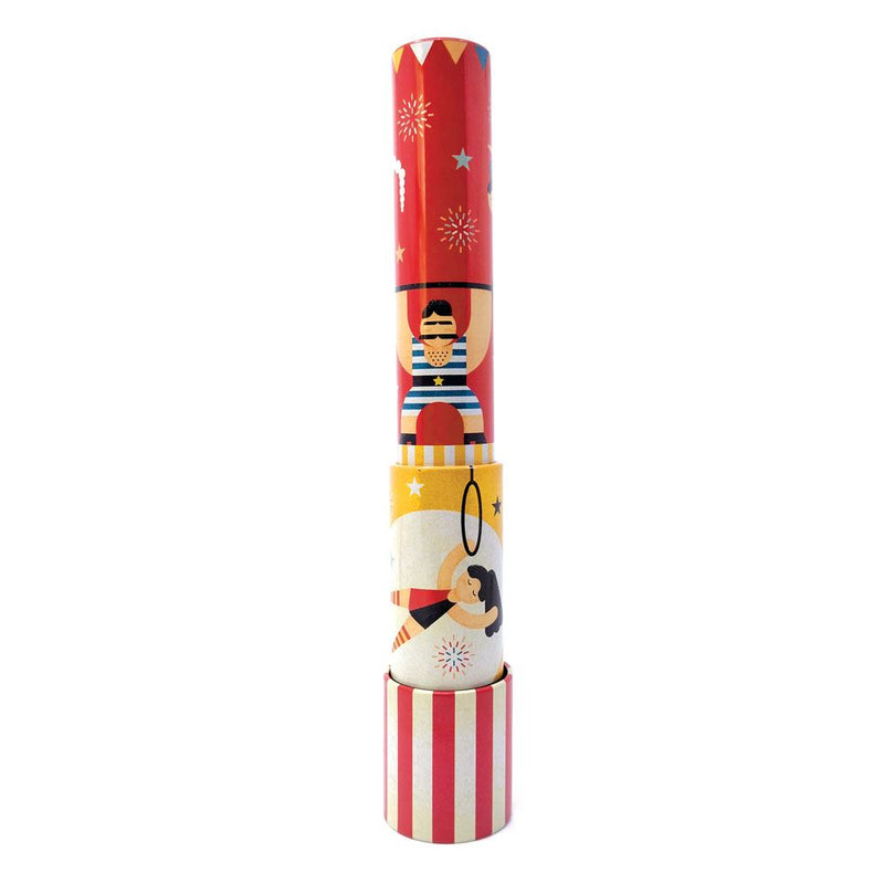 Load image into Gallery viewer, Kaleidoscope tin, circus rood geel.3+