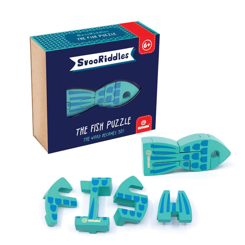 Load image into Gallery viewer, Svooriddles de vis puzzel. 6+