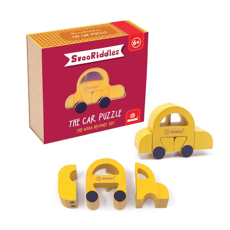 Load image into Gallery viewer, Svooriddles de car puzzel. 6+