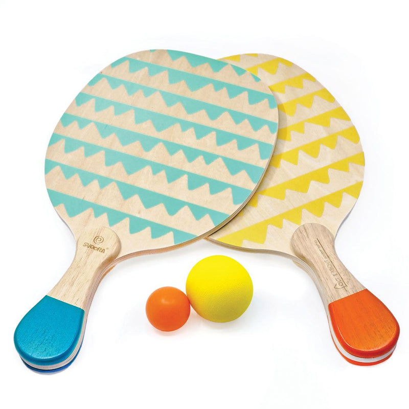Load image into Gallery viewer, Svoora out about houten racketset. 5+