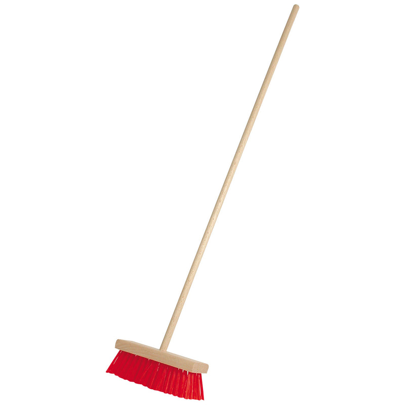 Load image into Gallery viewer, Goki kinderborstel 65 cm rood