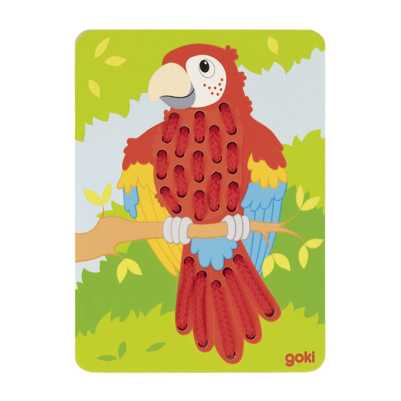 Load image into Gallery viewer, Goki houten rijgpuzzels, 3st.