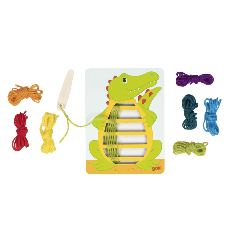 Load image into Gallery viewer, Goki houten weefpuzzels, 3st.