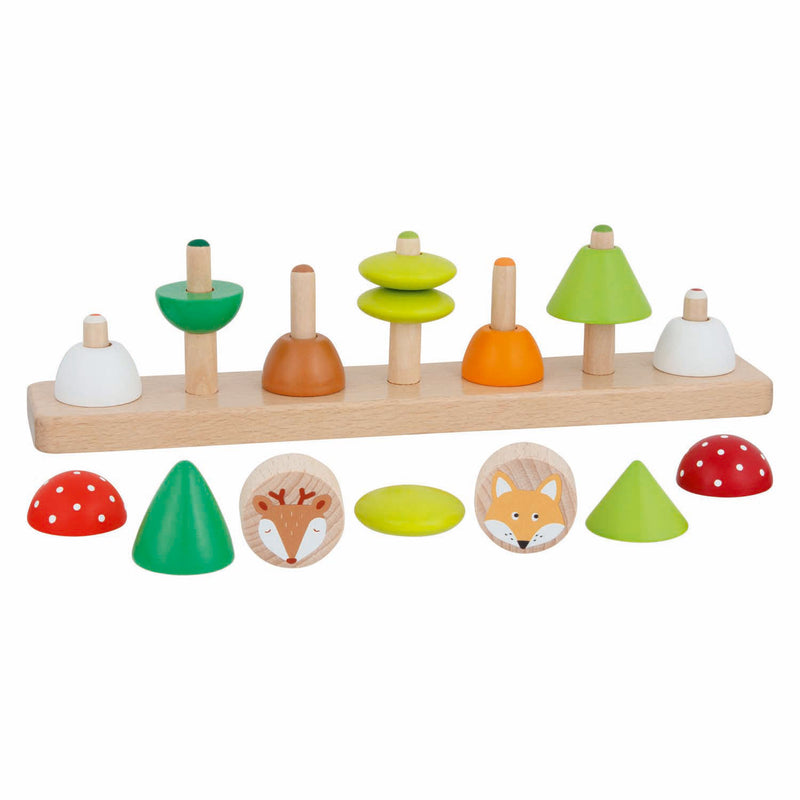 Load image into Gallery viewer, Goki houten kleur- en vormsorteerspel