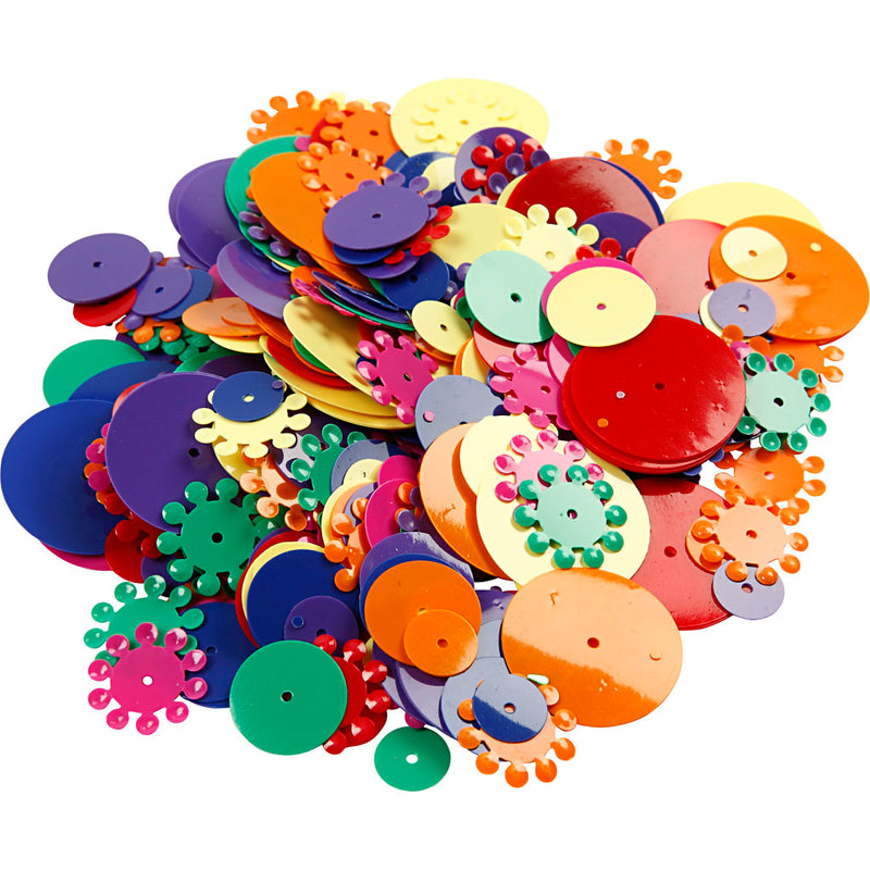 Afbeelding laden in galerijviewer, Https: www.cchobby.nl pailletten-rond-afm-10-25-mm-diverse-kleuren-250-gr-1-doos