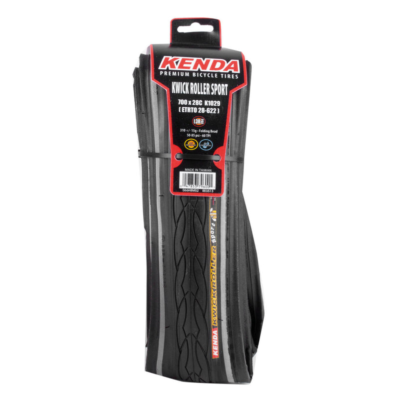 Load image into Gallery viewer, Kenda kwick roller sport 700 x 28c folding tire