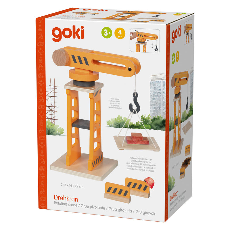Load image into Gallery viewer, Goki houten draaikraan - 4dlg.
