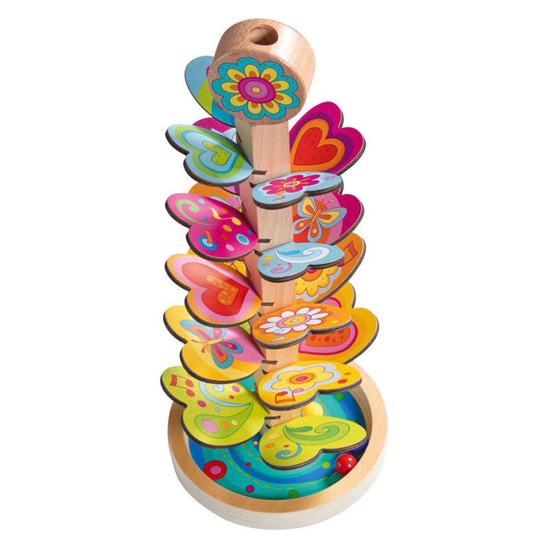 Load image into Gallery viewer, Goki knikkerspel geluidswaterval kleurrijk speelgoed voor kinderen.