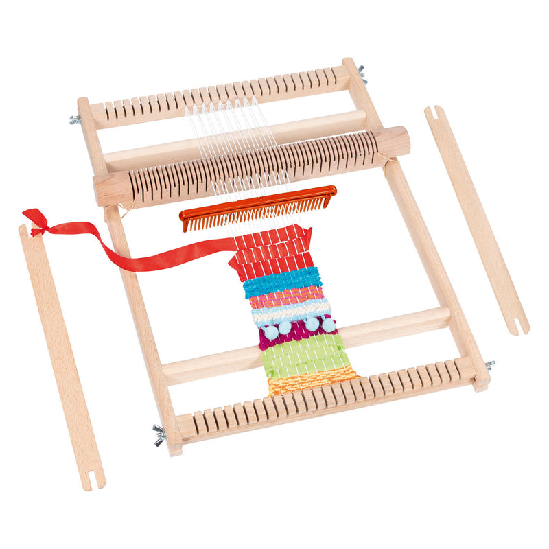 Load image into Gallery viewer, Goki houten weefraam voor school met kam - 25cm