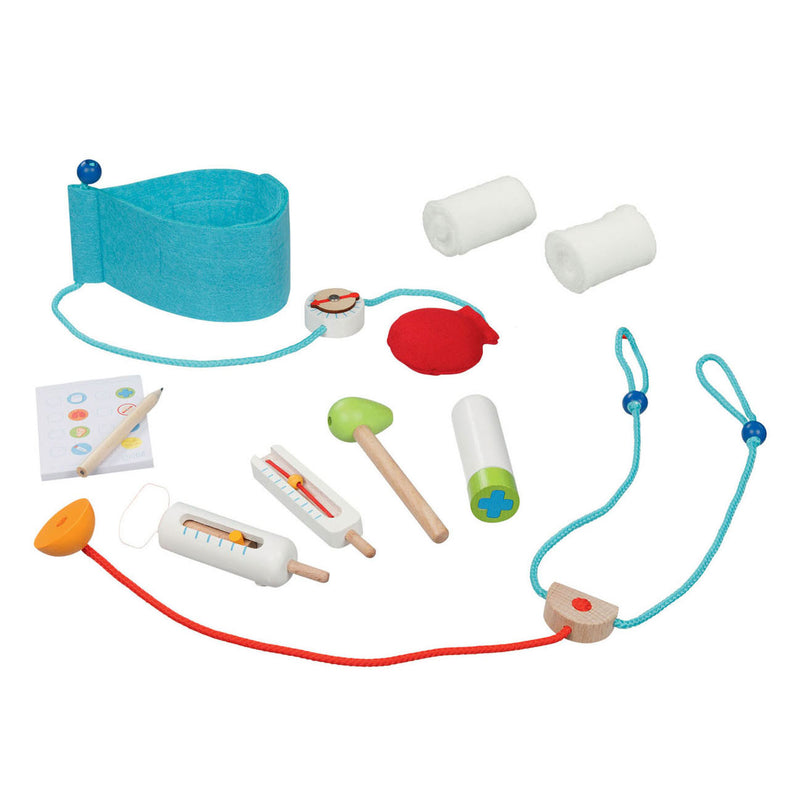 Load image into Gallery viewer, Goki dokterskoffer met doktersspullen, 10dlg.