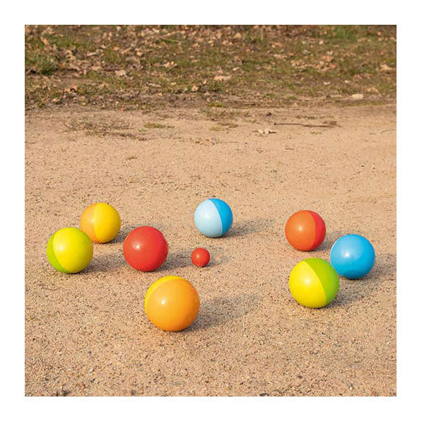 Load image into Gallery viewer, Goki houten jeu de boules spel met katoenen zak, 9dlg.