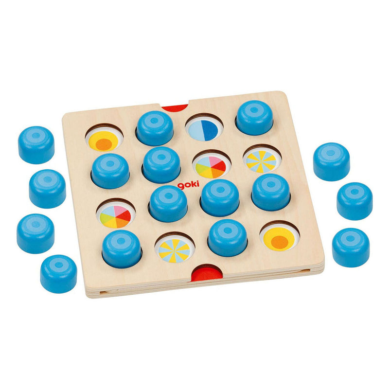 Load image into Gallery viewer, Goki houten memospel dieren en symbolen, 20dlg.