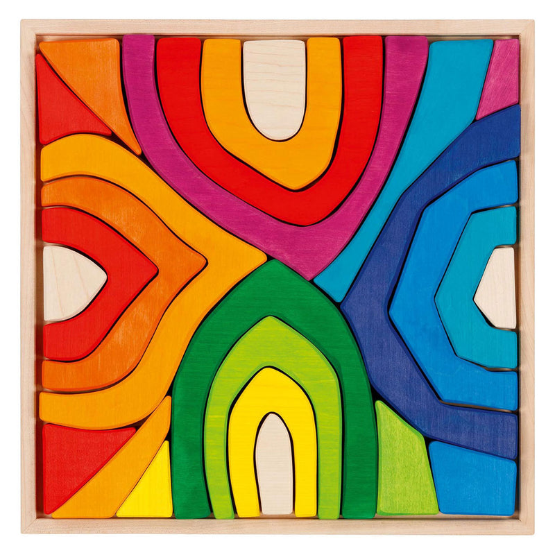 Load image into Gallery viewer, Goki houten bouwstenen vier seizoenen, 25dlg.