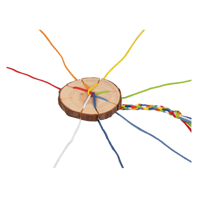 Load image into Gallery viewer, Goki houten vlecht disc armbanden maken knutselset