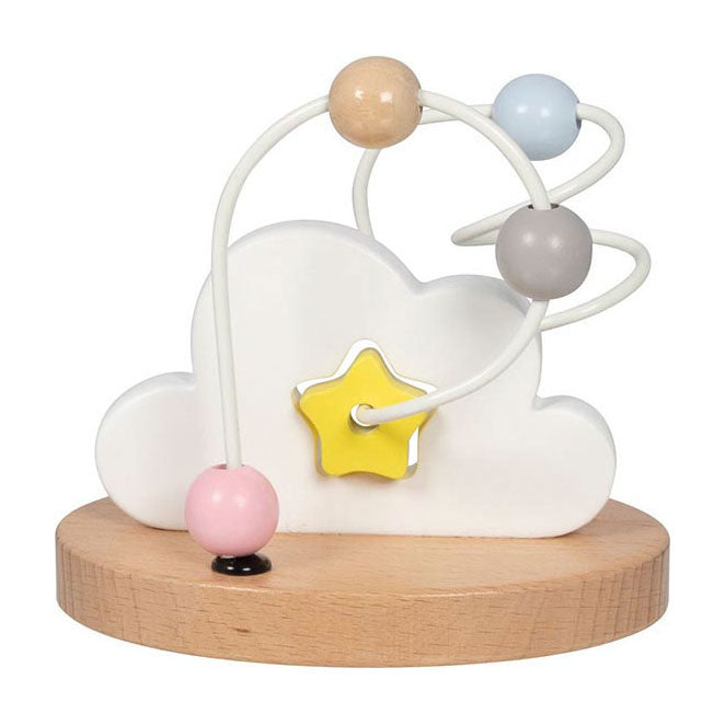 Load image into Gallery viewer, Goki houten kralen sterrenhemel motoriekspiraal