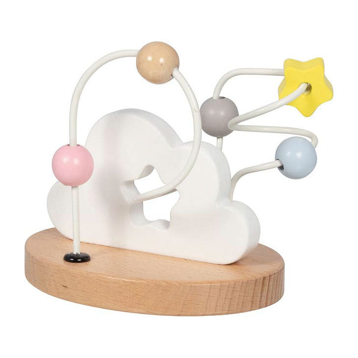 Load image into Gallery viewer, Goki houten kralen sterrenhemel motoriekspiraal