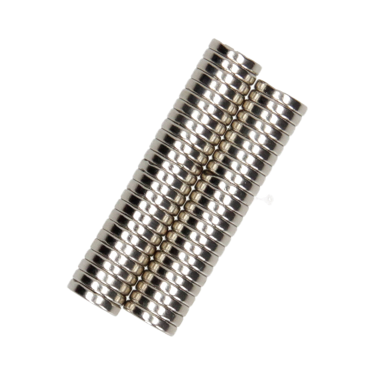 Load image into Gallery viewer, Mack 1076872 - schijfmagneten neodymium 10mm*2mm (n35) - zilver 50st | 4 stuks