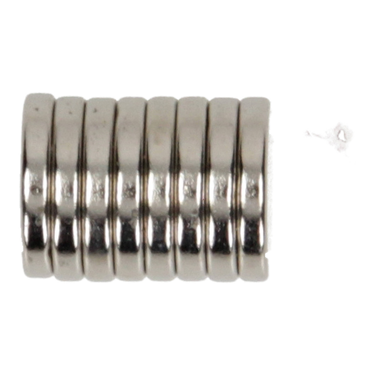 Load image into Gallery viewer, Mack 1076876 - schijfmagneten neodymium 12mm*2mm (n35) - zilver 8st | 4 stuks