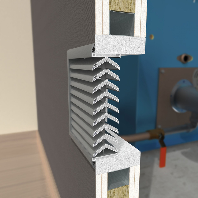 Load image into Gallery viewer, Renson 1078695 - deurrooster brandw. 464 2 400x200 mm grijs | 2 stuks