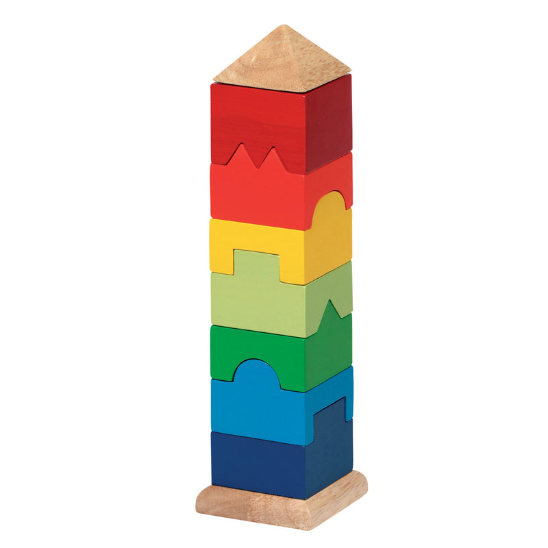 Load image into Gallery viewer, Goki houten stapel toren, 9dlg.
