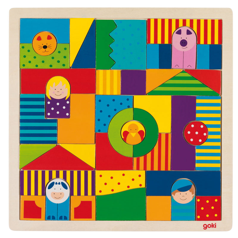 Load image into Gallery viewer, Goki houten boerderij puzzel, 43dlg.