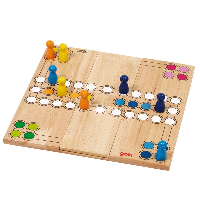 Load image into Gallery viewer, Goki houten ludo spel - variabel