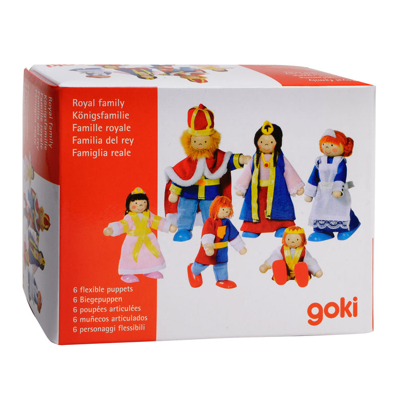 Afbeelding laden in galerijviewer, Goki Poppenhuis Poppen Koninklijke Familie