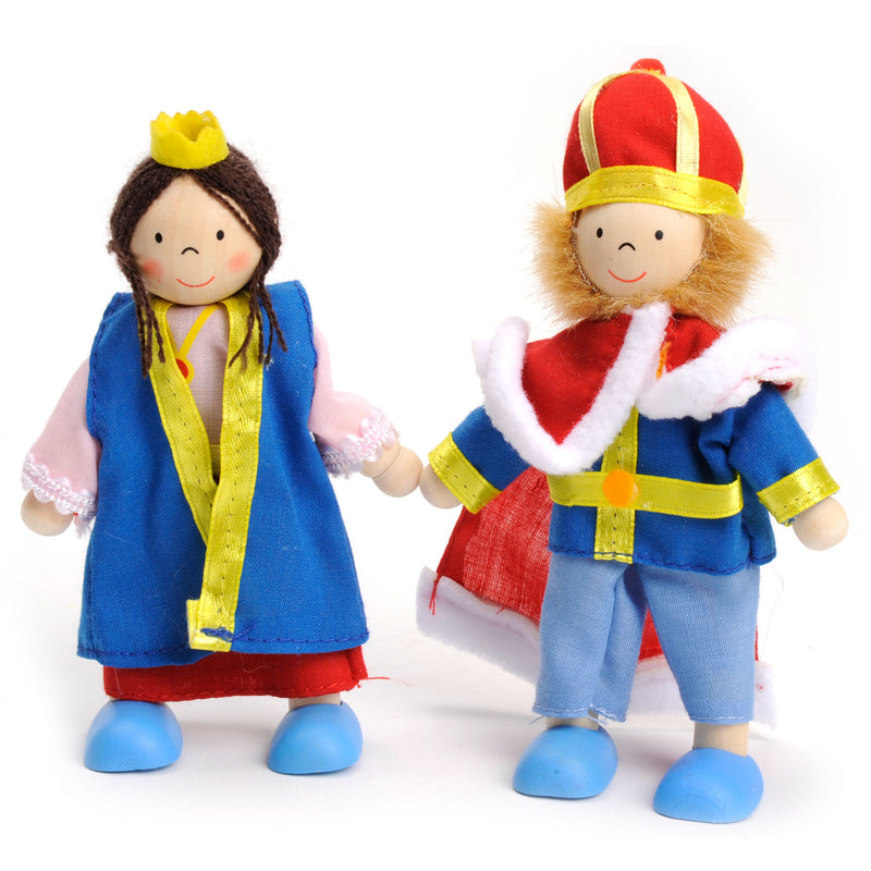 Afbeelding laden in galerijviewer, Goki Poppenhuis Poppen Koninklijke Familie