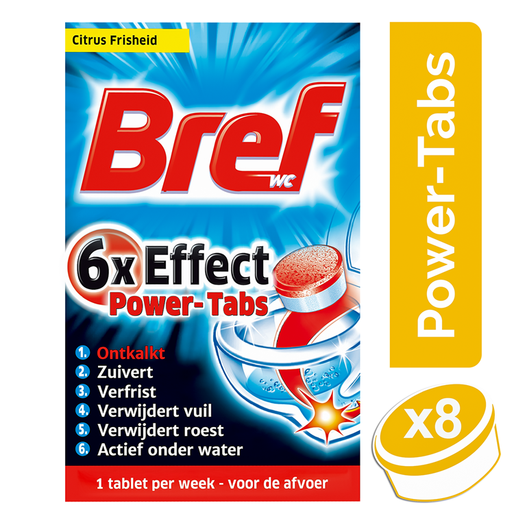Load image into Gallery viewer, Bref 1002900 - wc tabs 8st. | 8 stuks
