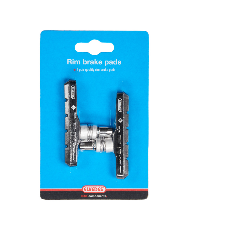 Afbeelding laden in galerijviewer, remblokken V-brake zwart 72 x 14 mm 2 stuks