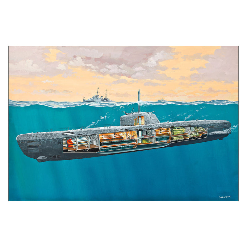 Load image into Gallery viewer, Revell onderzeeboot type xxi u 2540