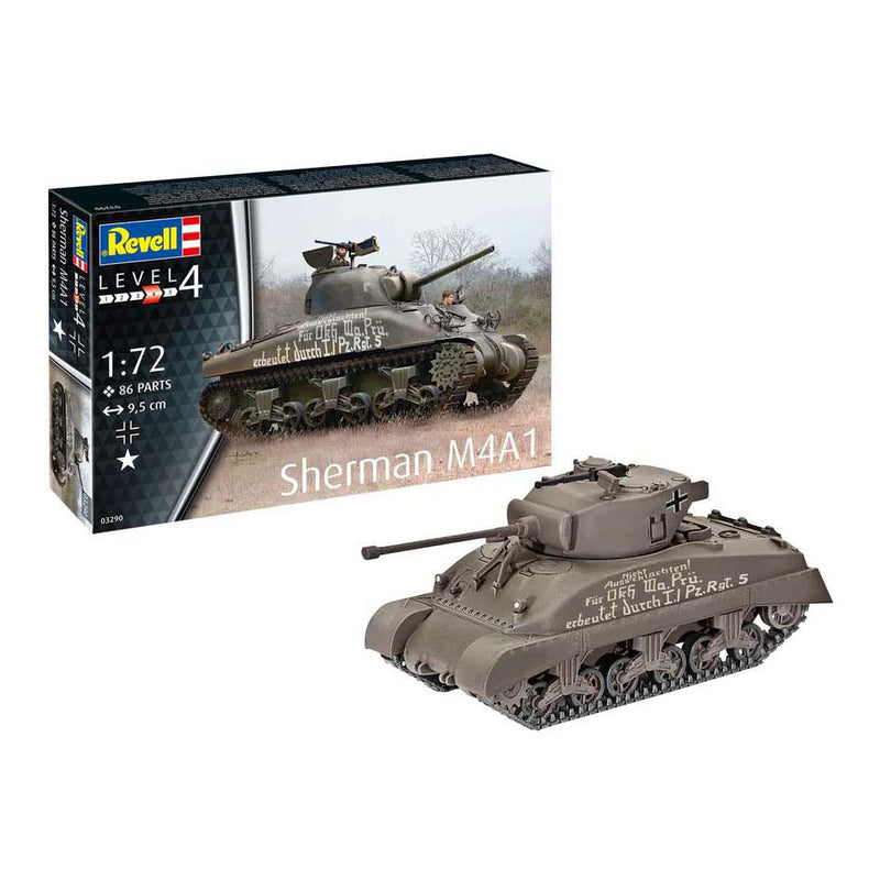 Load image into Gallery viewer, Revell modelbouwpakket - sherman m4a1 1:72 - 86dlg.