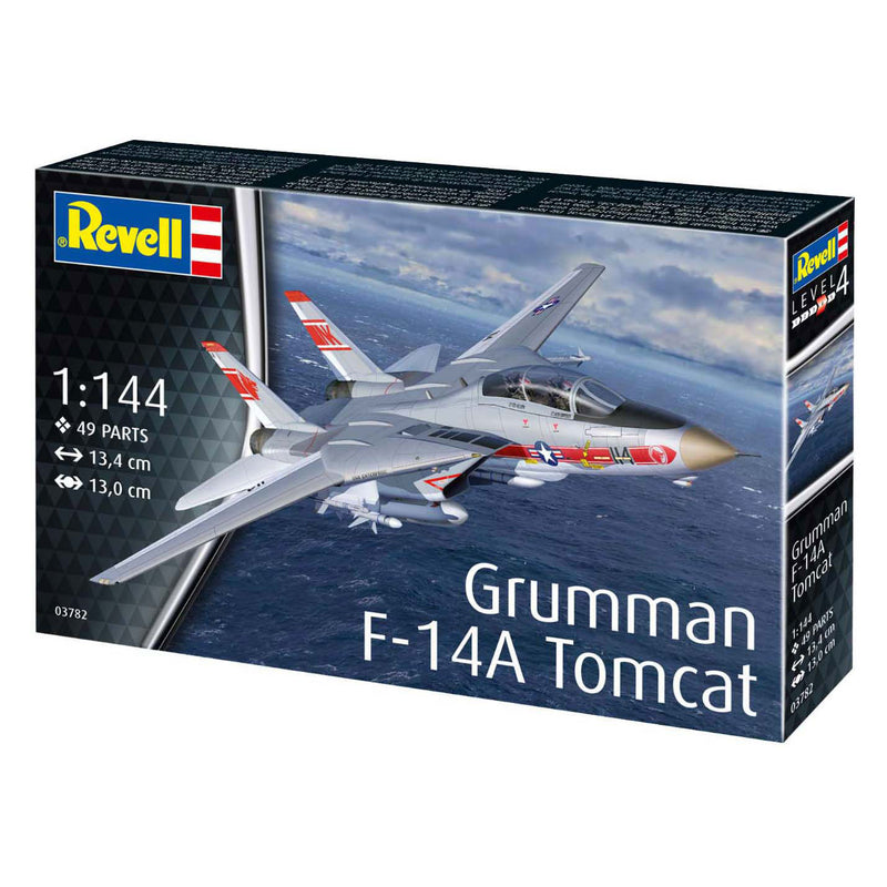 Load image into Gallery viewer, Revell modelbouwpakket vliegtuigen - 03782 grumman f-14a tomcat - straaljager plastic - 1:144 - modelbouw