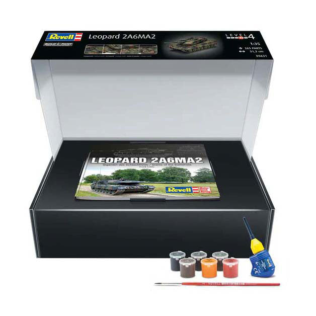 Load image into Gallery viewer, Revell modelbouwpakket - 70 years bundeswehr: leopard 2 a6a2 1:35 - 265dlg.