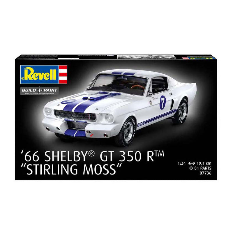 Load image into Gallery viewer, Revell modelbouwpakket - 1966 shelby gt 350 r stirling moss 1:24 - 81dlg.